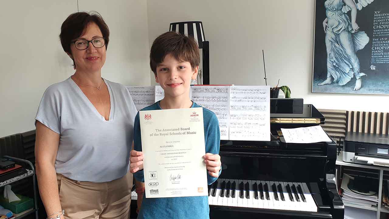 Alex ABRSM Grade 3 Distinction