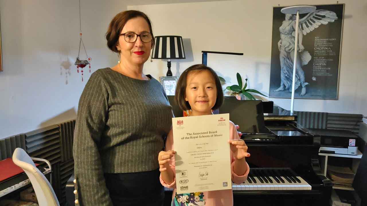 Erin ABRSM Grade 3 Distinction