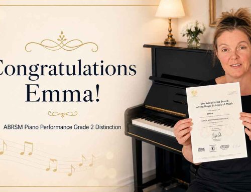 Congratulations to Emma – ABRSM Piano Performance Grade 2 Distinction!