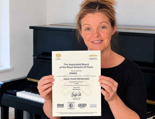 Congratulations to Emma – ABRSM Piano Performance Grade 3 Distinction!
