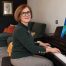 Anna Peszko at a Kawai digital piano with the ABRSM Grade 8 Piano Exam Pieces 2027–2028 book.