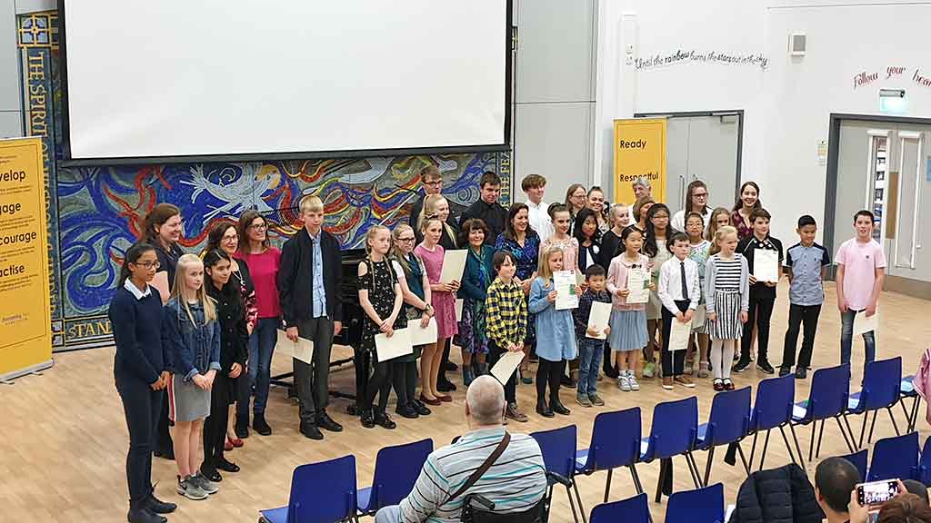 ABRSM High Scorers Concert performers